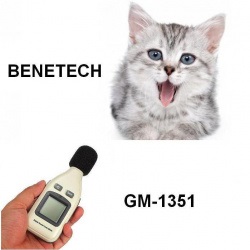 Zajszintmérő benetech gm-1351 - a költségvetési ura decibel