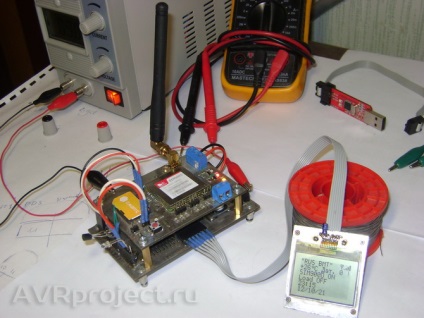 Sistem de monitorizare la distanță de pe modulul gsm sim900d - diagrama schematică