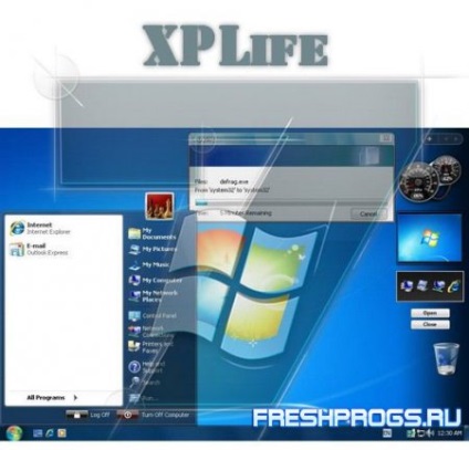 Завантажити xplife v 7 final & amp; пакет доповнень безкоштовно - оформлення windows, freshprogs