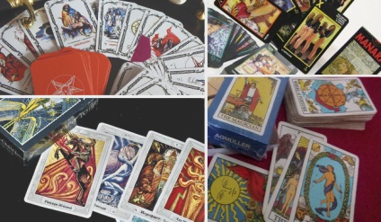 Câte cărți în diferite punți de tarot manara, tota, umbre, waitea