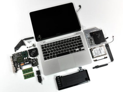 Scoateți bateria și înșurubați noul macbook pro - apple iphone ipad macbook екатеринбург