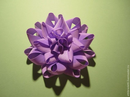 Elhelyezés egy egyszerű virág a szalag - Fair Masters - kézzel készített, kézzel készített