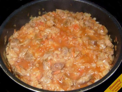 Bag káposzta hússal (lépésről lépésre recept fotók) (receptek saláták) Bag káposzta hússal (lépésről lépésre recept fotók)