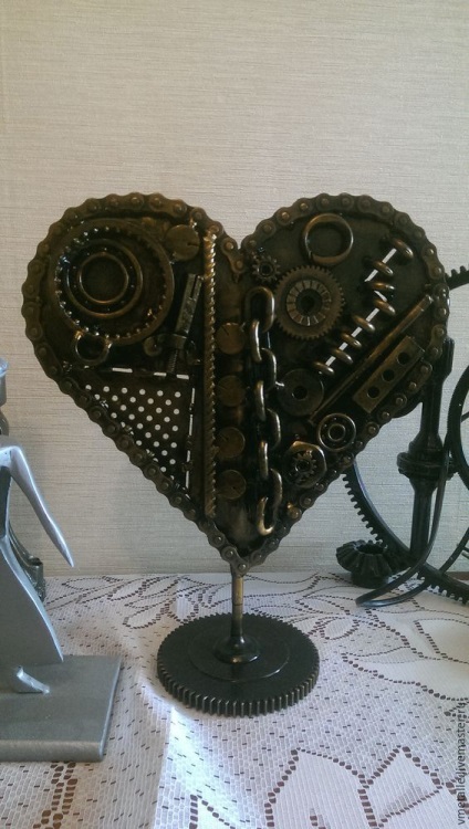 Створюємо настільну композицію «серце механіка» - ярмарок майстрів - ручна робота, handmade