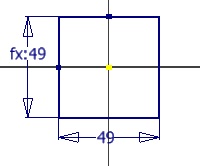 Створення деталі з нуля в autodesk inventor