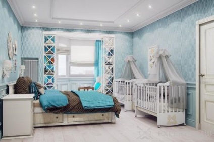 Dormitoare părinți, fotografii și exemple video, precum și sfaturi privind combinarea dormitorului și a camerei pentru copii