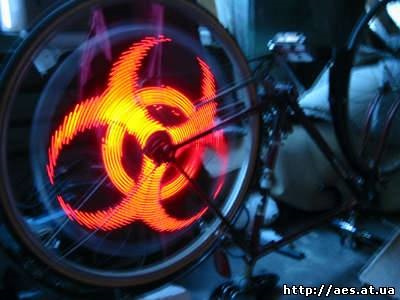 Spokepov-світлодіодне колесо велосипеда - електрик
