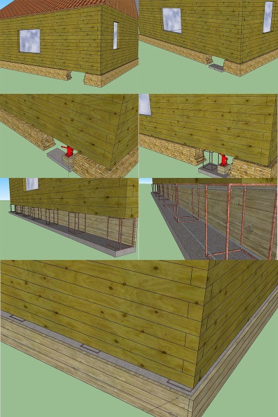 Construirea unei fundații pentru instrucțiuni de instalare video pentru case de lemn pentru propriile mâini, caracteristici