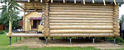 Construirea unei fundații pentru instrucțiuni de instalare video pentru case de lemn pentru propriile mâini, caracteristici