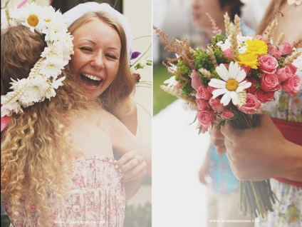 Весілля в російській стилі влітку по російським народним звичаям з фото