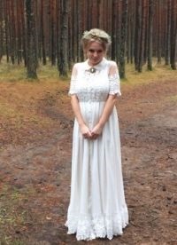 Весільна сукня в стилі рустик
