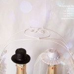 Весільне шампанське на підставці-арці - майстерня дівчата-семіделушкі