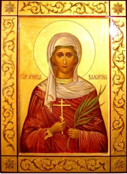 Szent Mártír Valentin ikonok, Saints