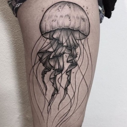 Tatuaje meduze sensul tatuajului, 34 fotografii, schițe