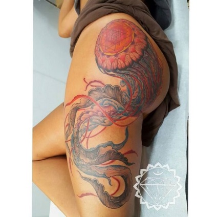Tatuaje meduze sensul tatuajului, 34 fotografii, schițe