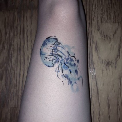 Tatuaje meduze sensul tatuajului, 34 fotografii, schițe