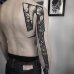 Tatuaj sensul ax, schițe, recomandările unui artist tatuaj