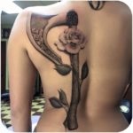 Tatuaj sensul ax, schițe, recomandările unui artist tatuaj