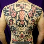 Tatuaj în stilul de fotografie Haida, valoarea tatuajelor Haida