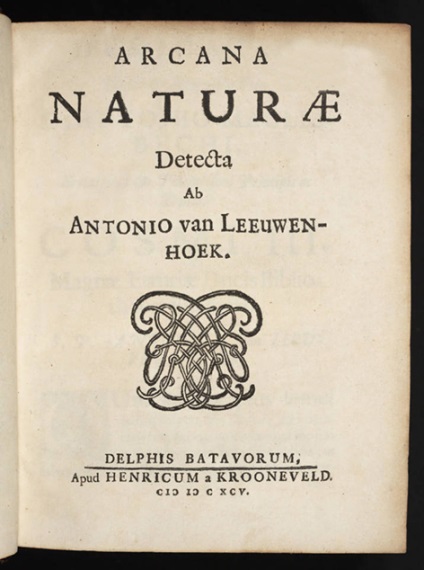 Secrets of Nature, nyissa Antony Leeuwenhoek használatával mikroszkópok
