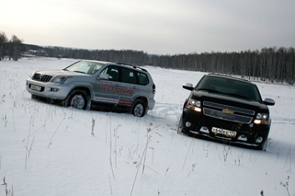 Testați chevrolet tahoe și crucișătorul prado