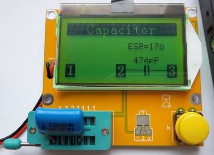 Tester tranzisztorok esr méteres rlc mérő grafikus kijelző, a gyakorlati elektronika