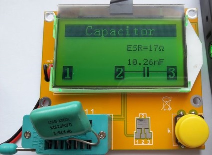 Tester tranzisztorok esr méteres rlc mérő grafikus kijelző, a gyakorlati elektronika