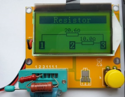 Tester de tranzistori esr-meter meter rlc cu afișaj grafic, electronică practică