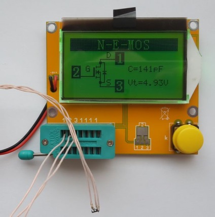 Tester tranzisztorok esr méteres rlc mérő grafikus kijelző, a gyakorlati elektronika