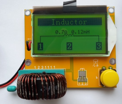 Tester tranzisztorok esr méteres rlc mérő grafikus kijelző, a gyakorlati elektronika