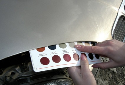 Selecția exactă a vopselei pentru mașină și sarcina de colorare