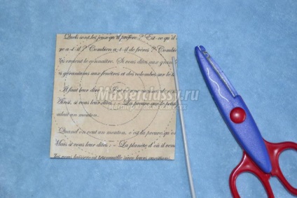 Műkertészet a papírt (műkertészet) Műkertészeti papír rózsa