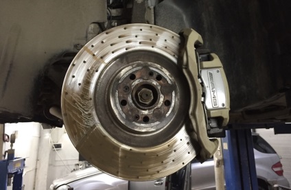 Sistemul de frânare brembo w166 amg pachet de performanță