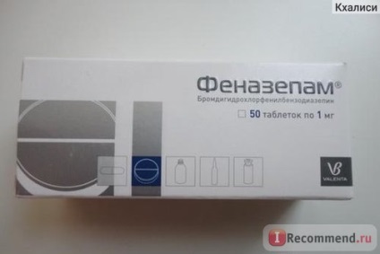 Tranquilizer Valence farmaceutice phenazepam - de ce face phenazepam prescris simultan cu