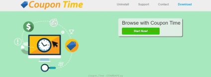 Видалити coupon time рекламу з браузера (інструкція), спайваре ру