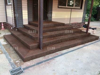 Вуличні сходи - ремонт ганку, облицювальний матеріал