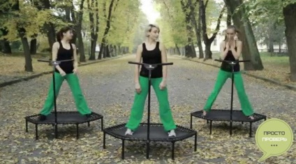Exerciții pe trambulină pentru copii, pentru pierdere în greutate, video