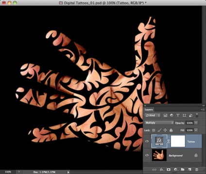 Photoshop уроци или да наложи татуировка върху кожата - полезни съвети, уроци от автори, компютърът