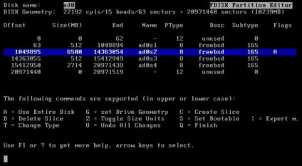 установка freebsd