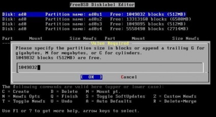 FreeBSD telepítéséhez