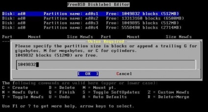 установка freebsd