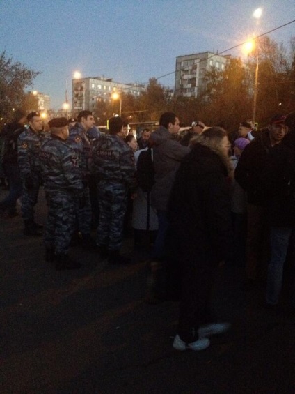 În poporul din Biryulovo au ieșit din nou pe stradă