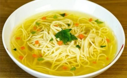 Вермішель дітям - суп, молочна вермішель (рецепти)