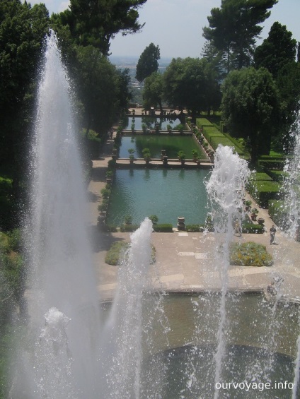 Villa d'Este (vilă d este) Roma italia, maktur