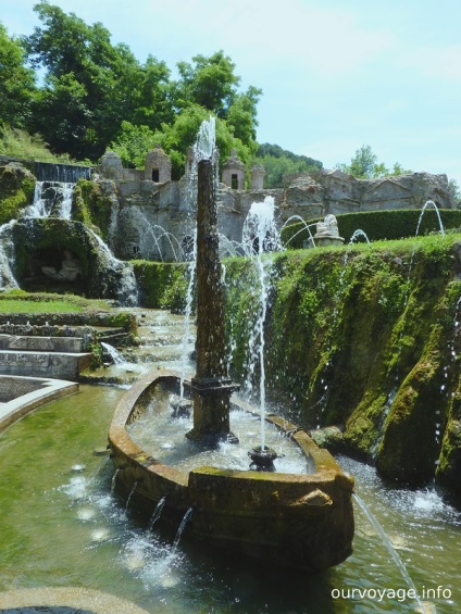 Villa d'Este (vilă d este) Roma italia, maktur