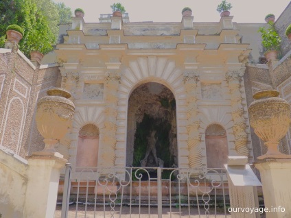 Villa d'Este (vilă d este) Roma italia, maktur