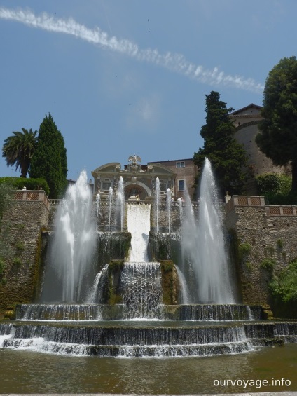 Villa d'Este (vilă d este) Roma italia, maktur