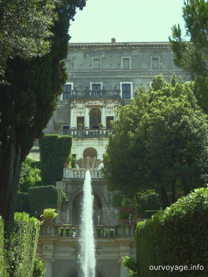 Villa d'Este (vilă d este) Roma italia, maktur