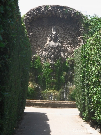 Villa d'Este (vilă d este) Roma italia, maktur