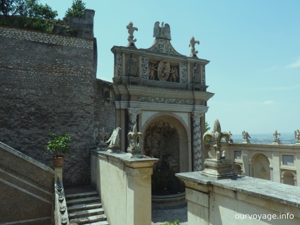 Villa d'Este (vilă d este) Roma italia, maktur